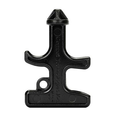 2 stuks buiten noodsituatie sterke zelfverdediging persoonlijke bescherming tactische Security Tool vrouwen vinger Stinger Drill (zwart)