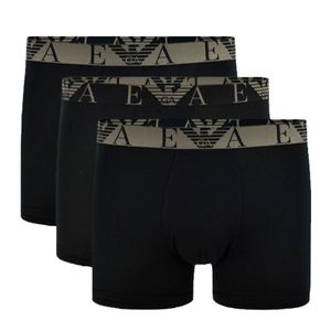 Armani boxershorts 3-pack zwart