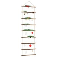 VidaXL Wanddecoratie laddervormig 50x150 cm naturel tak