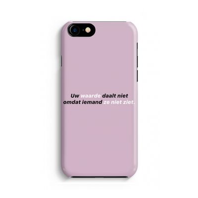 uw waarde daalt niet: iPhone 8 Volledig Geprint Hoesje