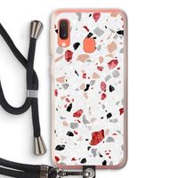 Terrazzo N°12: Samsung Galaxy A20e Transparant Hoesje met koord