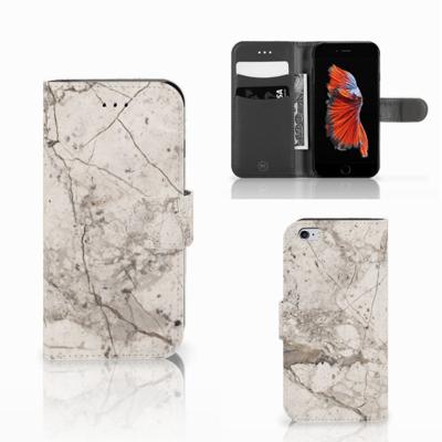 Apple iPhone 6 | 6s | Bookcase | Marmer Beige
