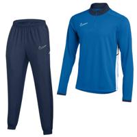 Nike Academy 25 Trainingspak 1/4-Zip Kids Blauw Donkerblauw Wit