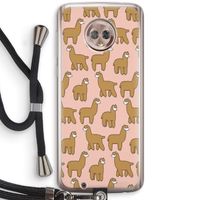 Alpacas: Motorola Moto G6 Transparant Hoesje met koord Alpacas: Motorola Moto G6 Transparant Hoesje met koord