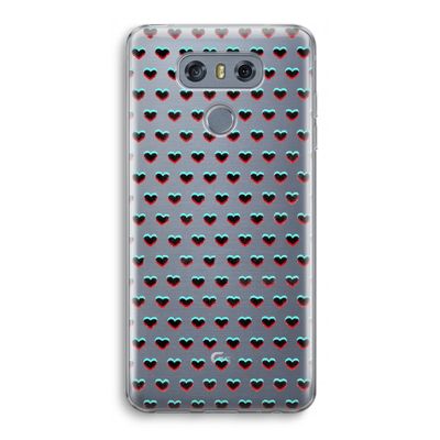 Hartjes: LG G6 Transparant Hoesje