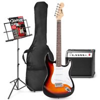 MAX GigKit elektrische gitaar set met o.a. muziekstandaard - Sunburst - thumbnail
