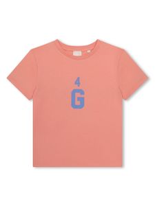 Givenchy Kids t-shirt en coton biologique à logo imprimé - Orange