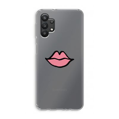 Kusje: Samsung Galaxy A32 5G Transparant Hoesje