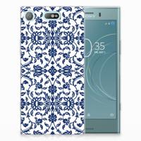 Sony Xperia XZ1 Compact | TPU Case | Flower Blue