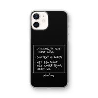 Mijn Motto's: iPhone 12 mini Transparant Hoesje Mijn Motto's: iPhone 12 mini Transparant Hoesje