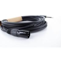 Cordial EM 5 MP XLR Verbindingskabel [1x XLR-stekker 3-polig - 1x Jackplug male 6,3 mm (mono)] Zwart