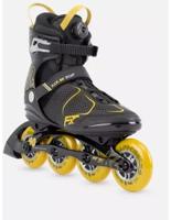 K2 F.i.t. 90 Boa Inline Skate (grijs / Mosterd) Grijs 12.5 / 47