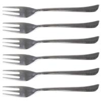 Cosy & Trendy Taart/gebak vorkjes - 12x stuks - RVS - 15 cm - Taartvorkjes - Gebaksvorkje