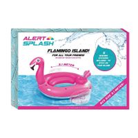 Alert Opblaasbaar Flamingo Eiland 310x270x175 cm Alert Opblaasbaar Flamingo Eiland 310x270x175 cm