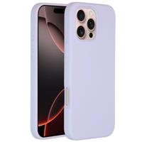 Accezz Liquid Silicone Backcover met MagSafe iPhone 16 Pro Max Telefoonhoesje Paars