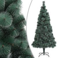VidaXL Kunstkerstboom met standaard 120 cm pet groen