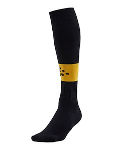 Craft 1905581 Squad Contrast Sock - Black/Yellow - 31/33