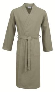 Carl Ross Carl Ross Unisex Badjas Kimono 38100 Forest green/Silver S