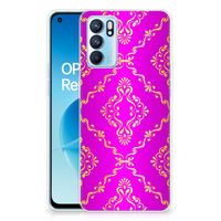 Siliconen Hoesje OPPO Reno 6 5G Barok Roze