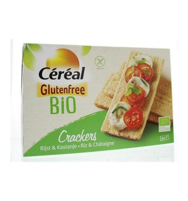 Cracker rijst kastanje bio