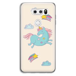 Vliegende eenhoorn: LG V30 Transparant Hoesje