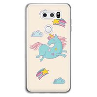 Vliegende eenhoorn: LG V30 Transparant Hoesje
