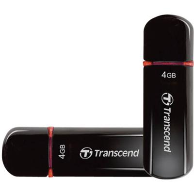 Transcend JetFlash® 600 USB-stick 4 GB Blauw TS4GJF600 USB-A 2.0