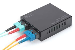 Digitus DN-82124 netwerk media converter 1000 Mbit/s 1310 nm Single-mode, Multimode Zwart