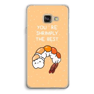 You're Shrimply The Best: Samsung A3 (2017) Transparant Hoesje