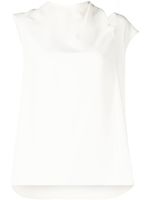 Saiid Kobeisy blouse Georgette - Blanc