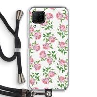 Kleine roosjes: Huawei P40 Lite Transparant Hoesje met koord