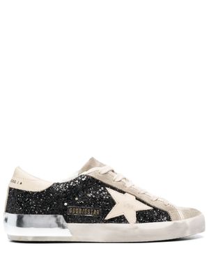 Golden Goose baskets Super-Star à paillettes - Noir