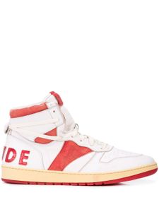 RHUDE baskets montantes BBall - Blanc