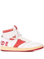 RHUDE baskets montantes BBall - Blanc