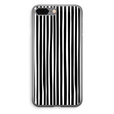 Stripes: iPhone 8 Plus Transparant Hoesje