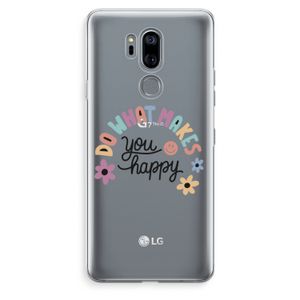 Happy days: LG G7 Thinq Transparant Hoesje