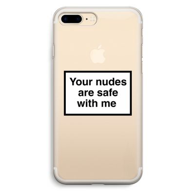 Safe with me: iPhone 7 Plus Transparant Hoesje