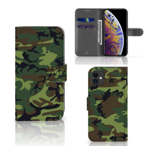 Apple iPhone 11 Telefoon Hoesje Army Dark