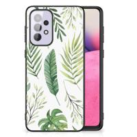 Samsung Galaxy A33 5G Bloemen Hoesje Leaves Samsung Galaxy A33 5G Bloemen Hoesje Leaves