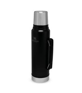 Legendary Classic Vacuum Bottle 1 Liter Matte Black Thermosfles