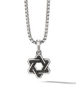 David Yurman pendentif Deco Star of David en argent sterling serti de diamants - thumbnail