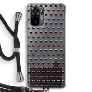 Hartjes: Xiaomi Redmi Note 10 Pro Transparant Hoesje met koord