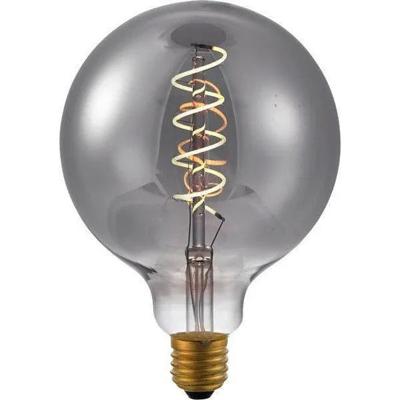 G125 E27 4W Supreme Spiral smokey gloeidraad LED lamp (dimbaar)