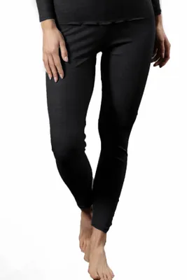 Dames Wollen legging / Thermo broek - Merino wollen thermisch lange onderbroek