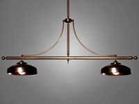 Grote nostalgisch hanglamp Thessaloniki antiek messing