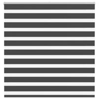 VidaXL Zebra rolgordijn 145x150 cm stofbreedte 140,9 cm zwart