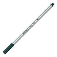 STABILO Pen 68 brush, premium brush viltstift, aarde groen, per stuk