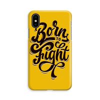 Born to Fight: iPhone Xs Volledig Geprint Hoesje