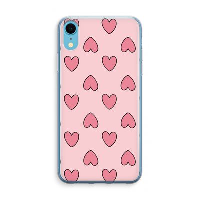 Ondersteboven verliefd: iPhone XR Transparant Hoesje