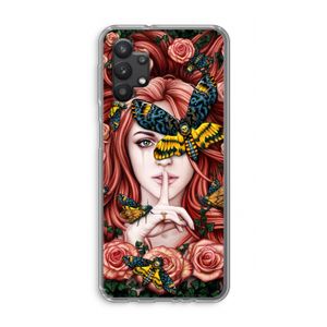 Lady Moth: Samsung Galaxy A32 5G Transparant Hoesje